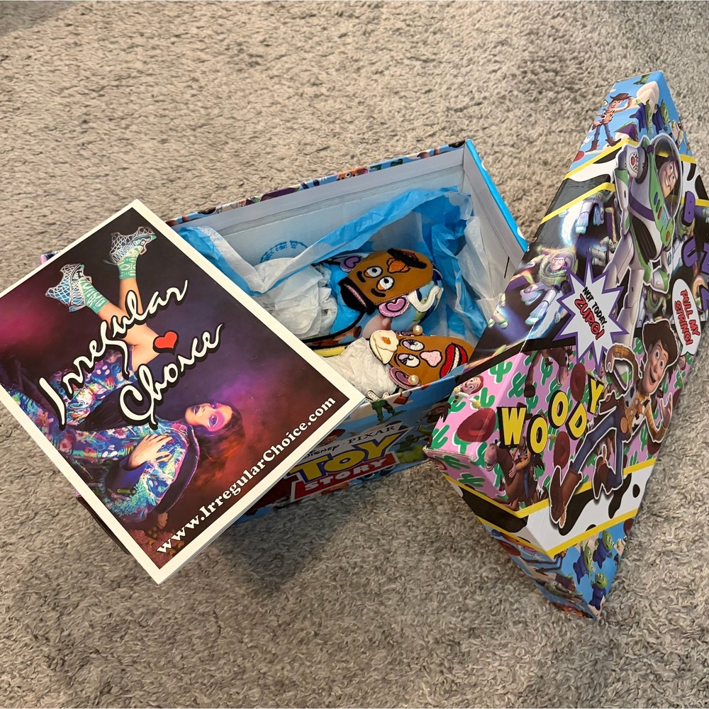 NEW Irregular Choice Disney Toy Story Keep Em Together Potato Head Flats SIZE 36 - Picture 9 of 9